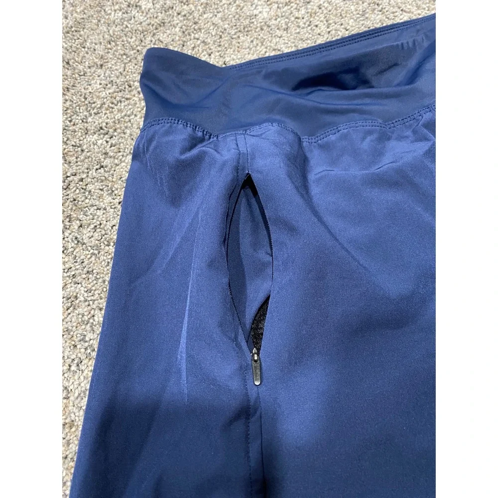 Hurley Mens Navy Blue Active Athletic Running Shorts Size Large HCS1014